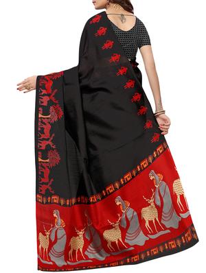 multicolor printed saree combo (set of 2) with blouse - 15907644 - Standard Image - 3