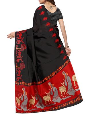 multicolor printed saree combo (set of 2) with blouse - 15907645 - Standard Image - 3