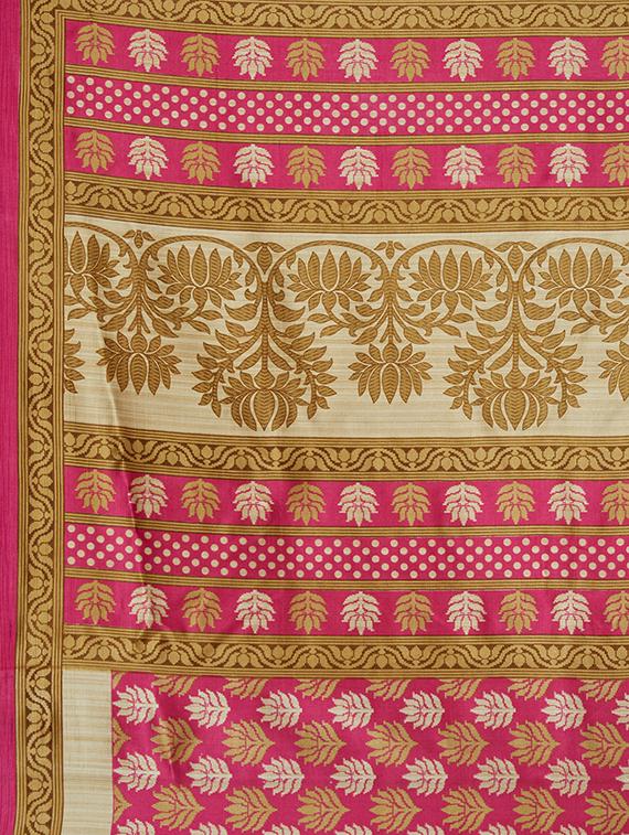 multicolor printed saree combo (set of 2) with blouse - 15907645 - Zoom Image - 6
