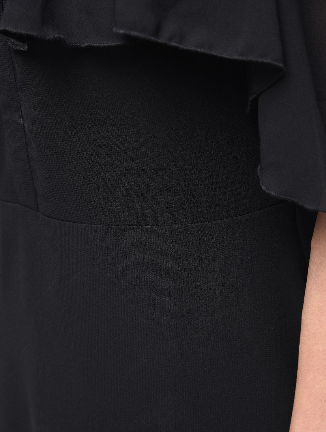 ruffled cold shoulder a-line dress - 15908189 - Zoom Image - 6