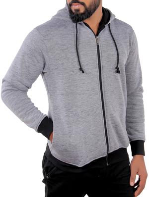 grey fleece sweatshirt - 15908336 - Standard Image - 3