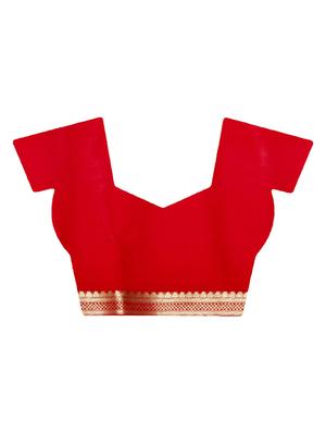 self design banarasi saree with blouse - 15909385 - Standard Image - 3