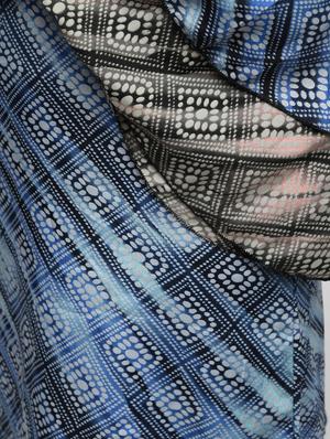 layered bell sleeved shift dress - 15911171 - Standard Image - 6