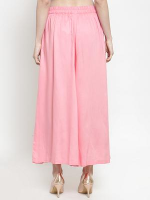 mid waist flared palazzo - 15911189 - Standard Image - 3