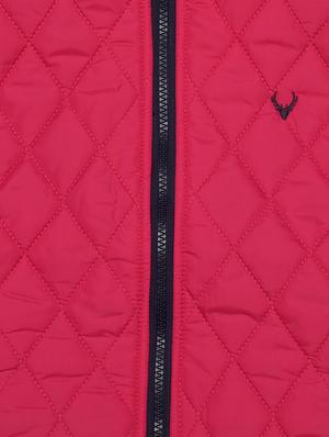 pink polyester quilted jacket - 15912209 - Standard Image - 3