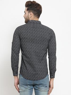 black printed casual shirt - 15912419 - Standard Image - 3