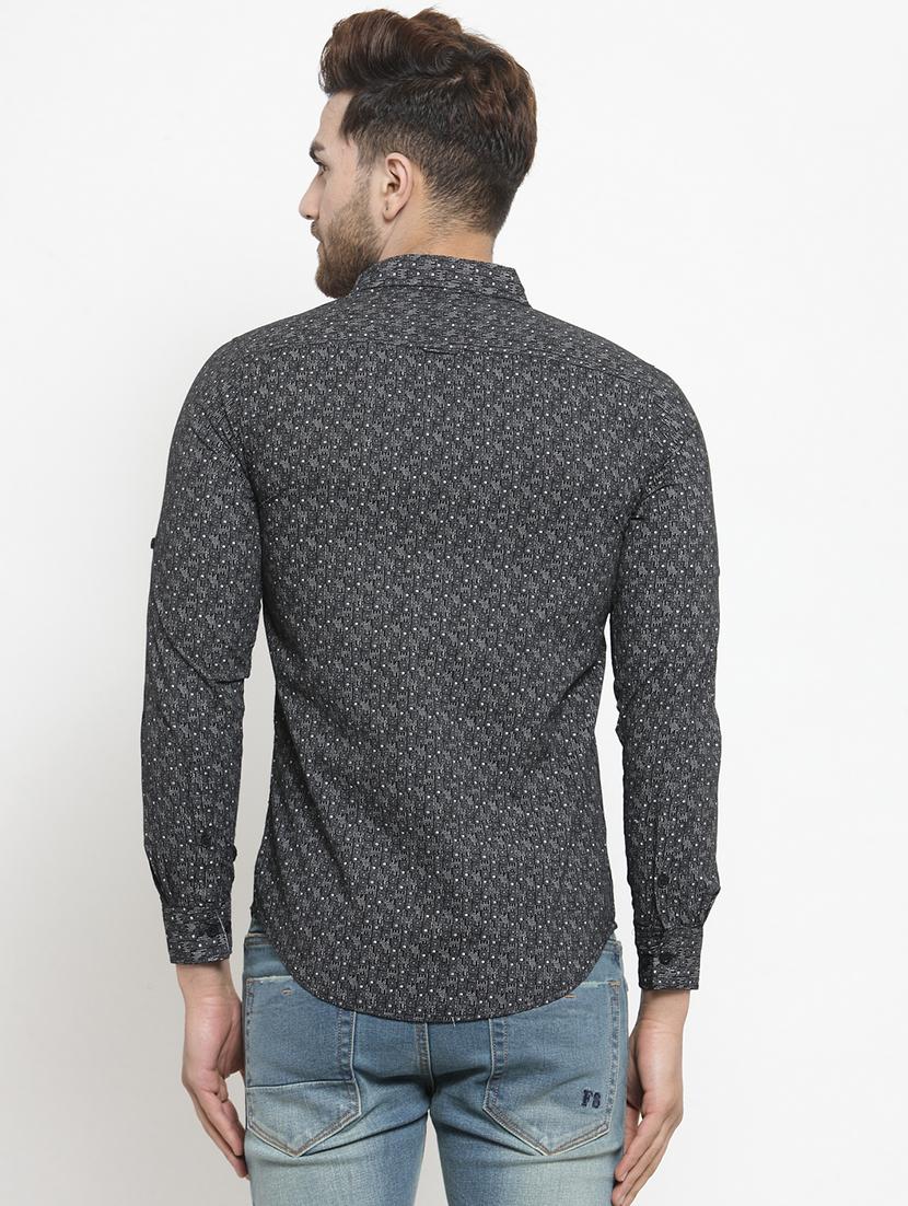 black printed casual shirt - 15912419 - Zoom Image - 3