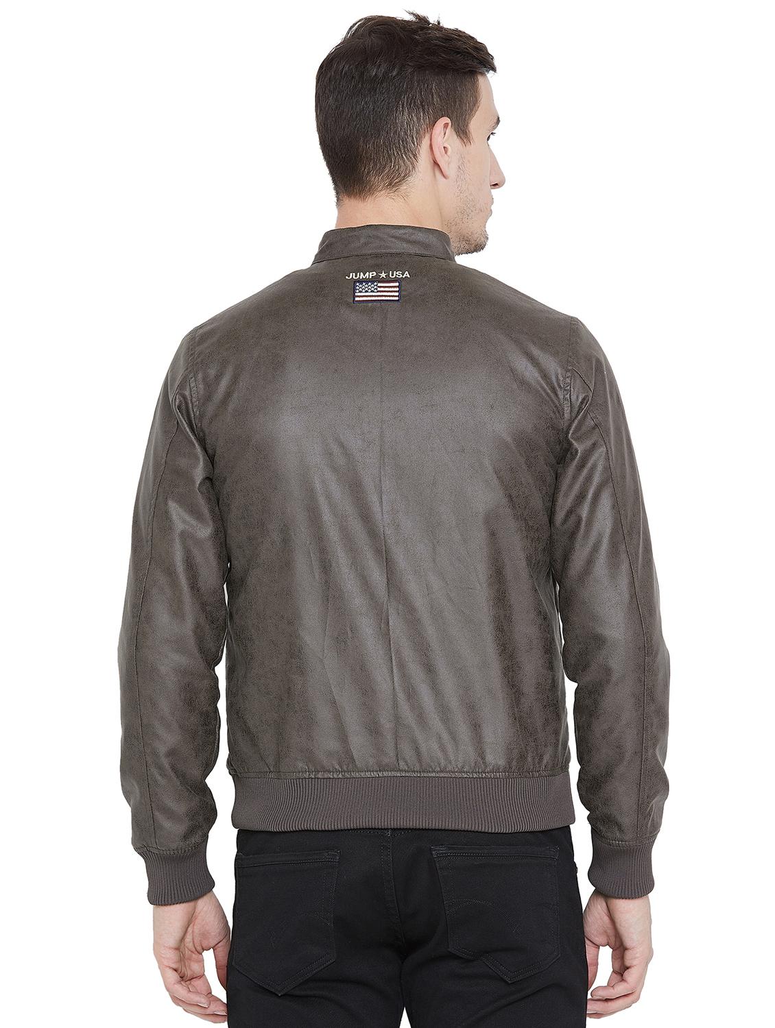 green leather biker jacket - 15913531 - Zoom Image - 3