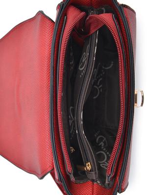 red leatherette (pu) regular sling bag - 15916109 - Standard Image - 3