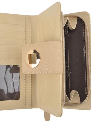 beige leatherette (pu wallet - 15916322 - Standard Image - 3