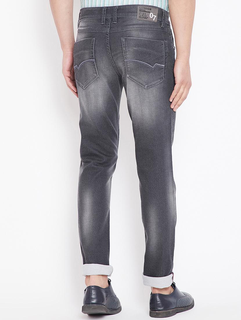 grey denim washed jeans - 15916808 - Zoom Image - 3