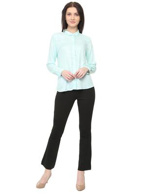 ice blue pleated back shirt - 15917950 - Standard Image - 3