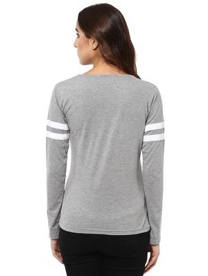 varsity striped round neck tee - 15918669 - Standard Image - 3