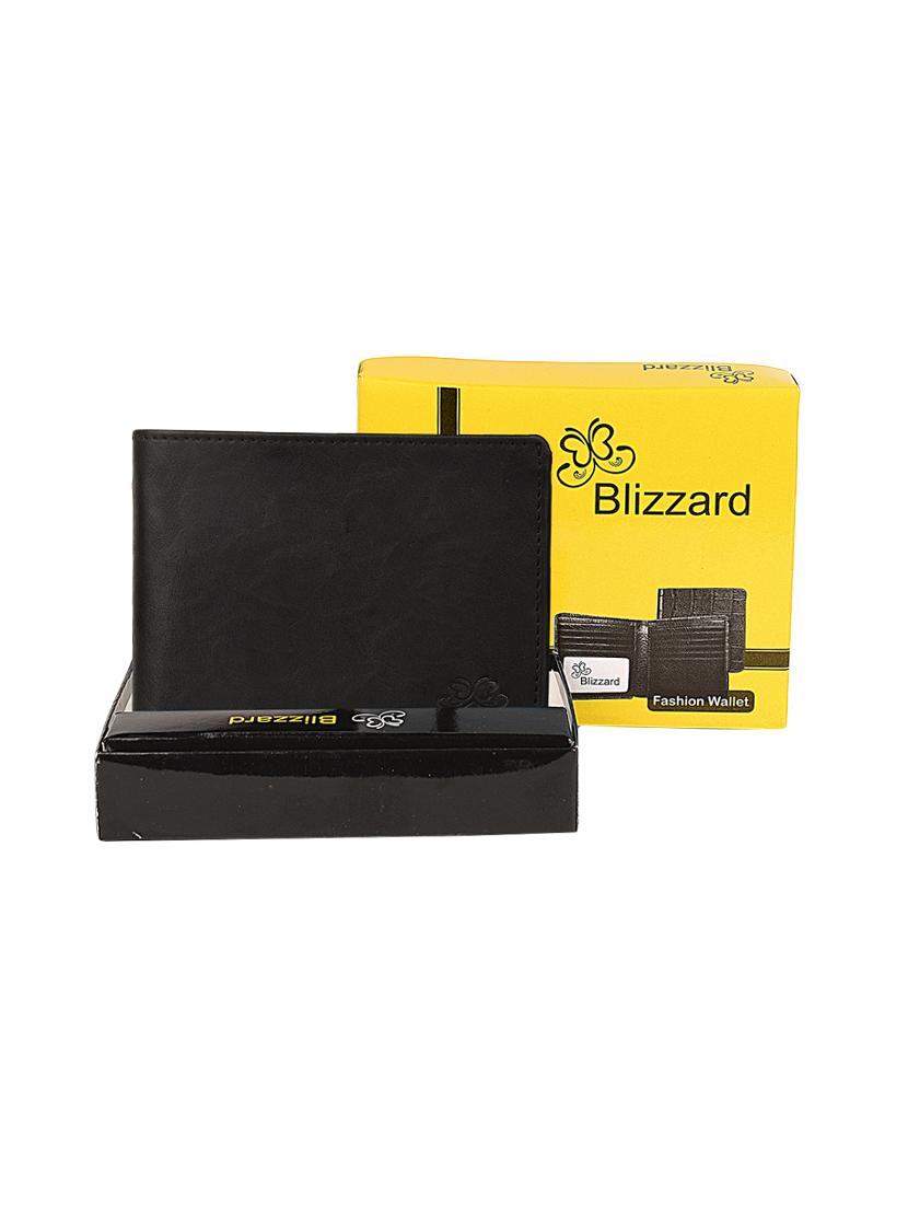 black 2 fold leatherette wallet - 15919429 - Zoom Image - 6