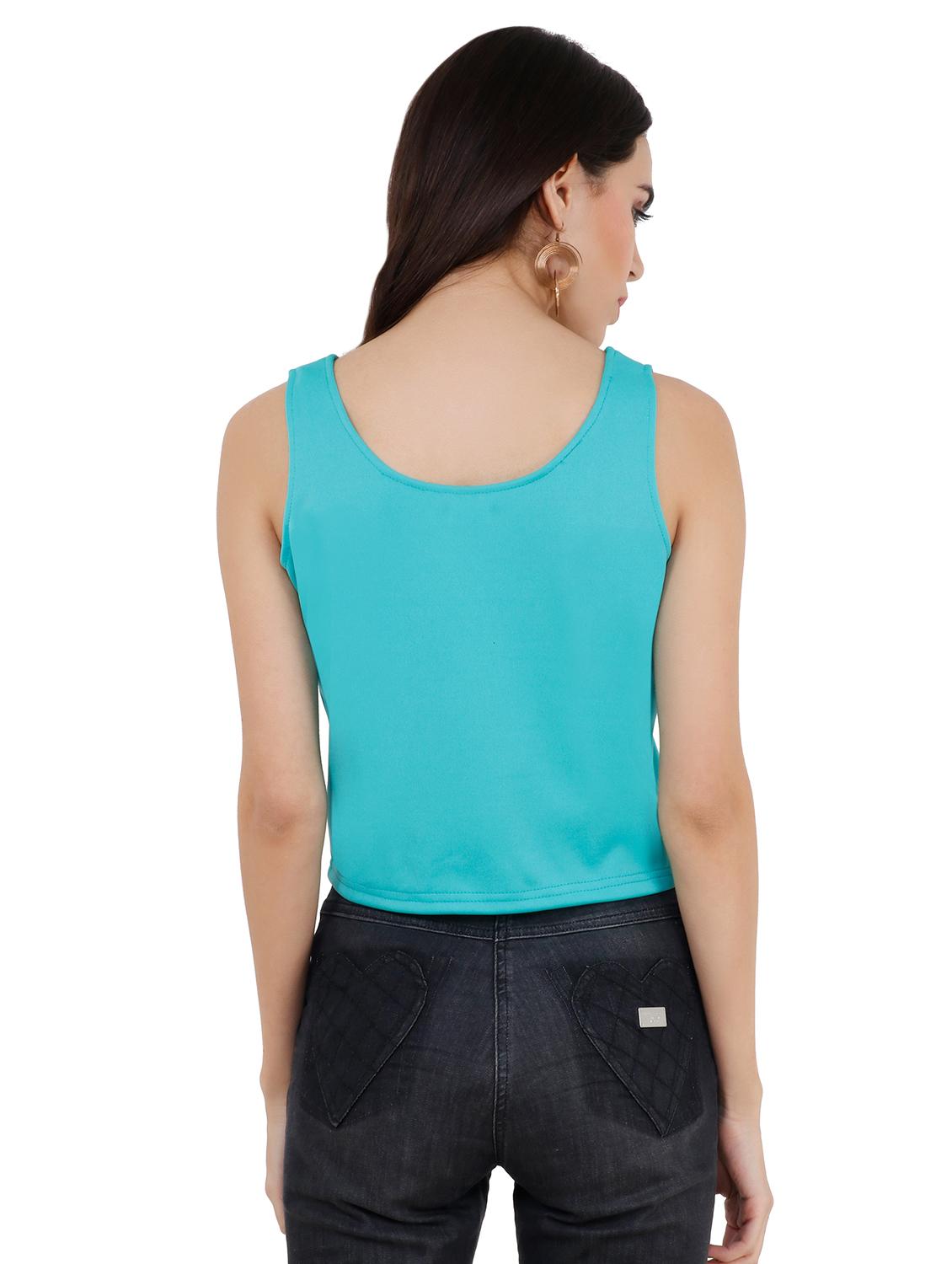 Scoop neck sleeveless tee - 15920641 - Zoom Image - 3