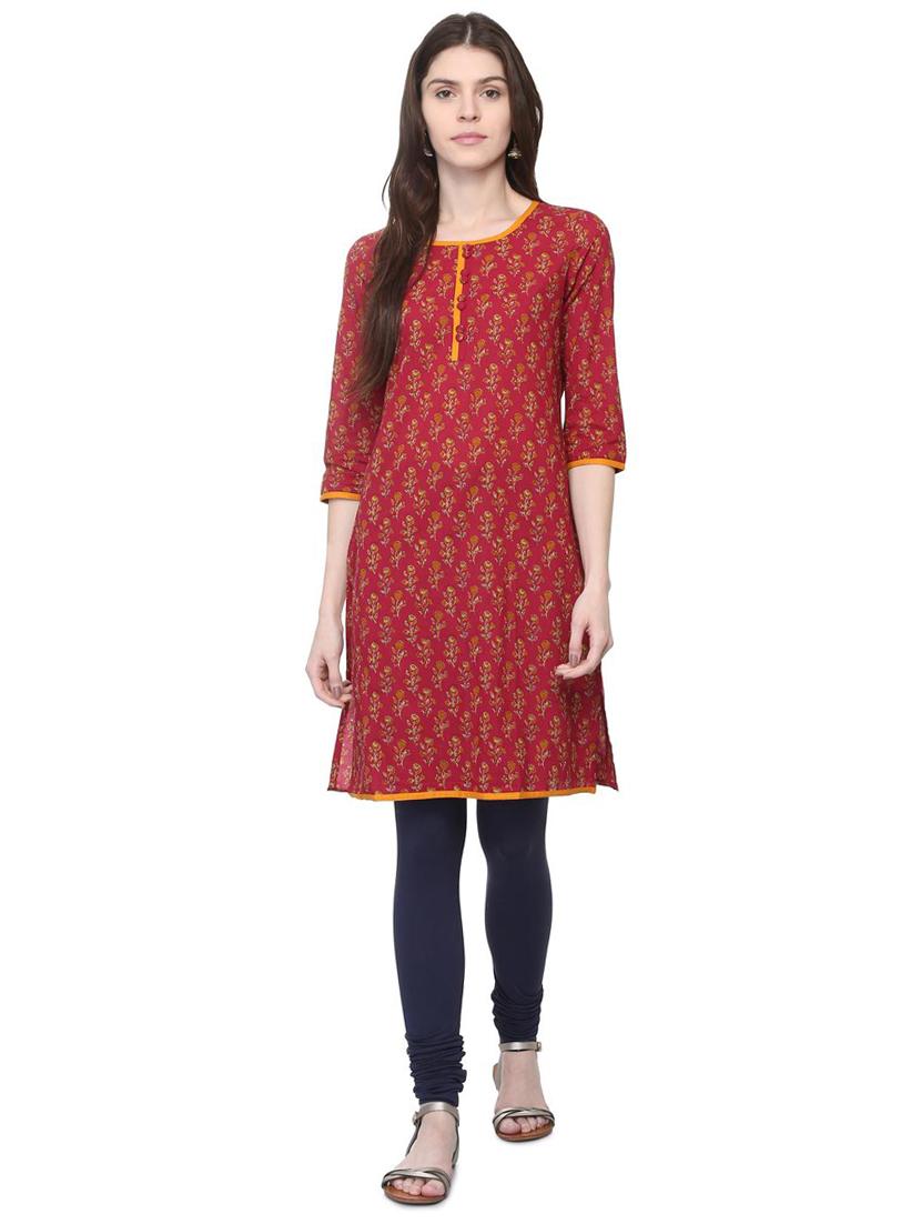 Printed straight kurta - 15923002 - Zoom Image - 3