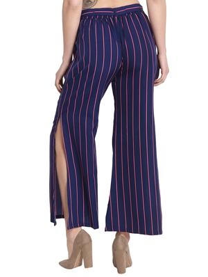 side slit striped palazzo - 15923494 - Standard Image - 3