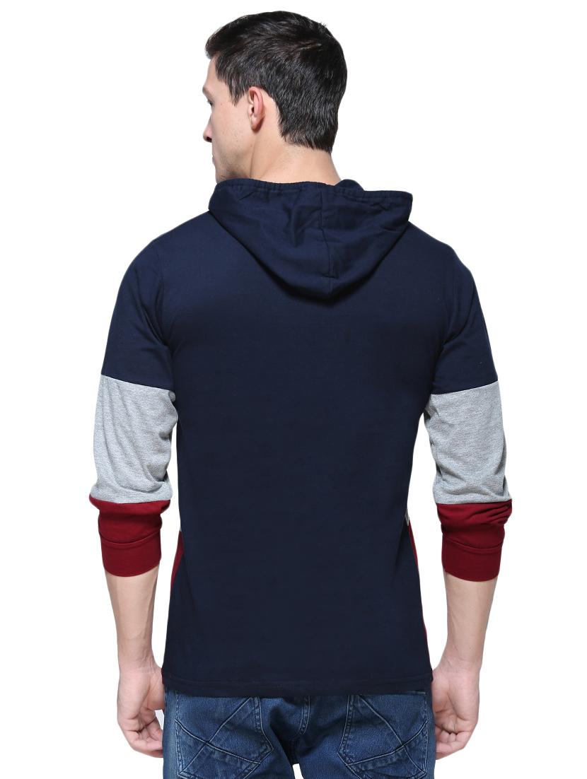 multicolor cotton color block tshirt - 15923988 - Zoom Image - 3