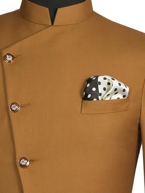 black & white silk pocketsquare - 15924078 - Standard Image - 3