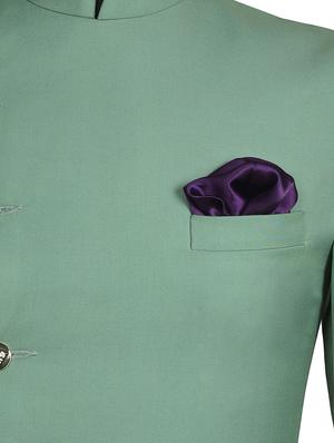 deep purple silk pocketsquare - 15924097 - Standard Image - 3