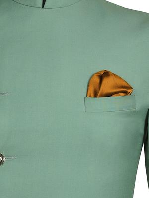 gold silk pocketsquare - 15924101 - Standard Image - 3