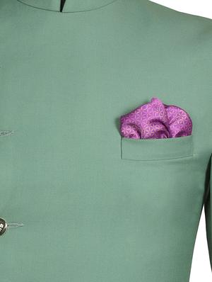 deep purple silk pocketsquare - 15924103 - Standard Image - 3
