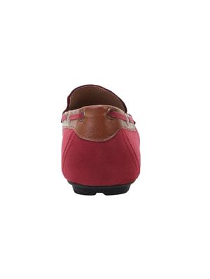 Red Suede slip on loafers - 15925346 - Standard Image - 3