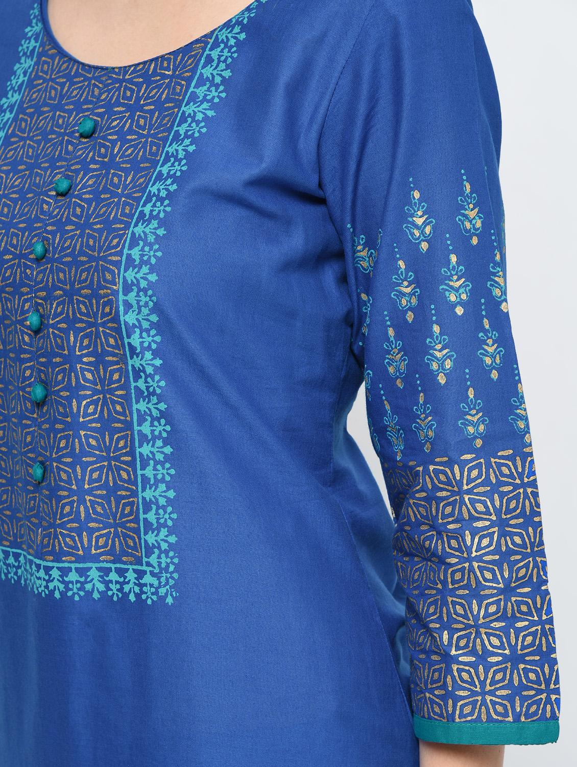 printed straight kurta - 15925461 - Zoom Image - 6