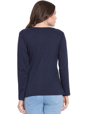 round neck long sleeved tee - 15926249 - Standard Image - 3
