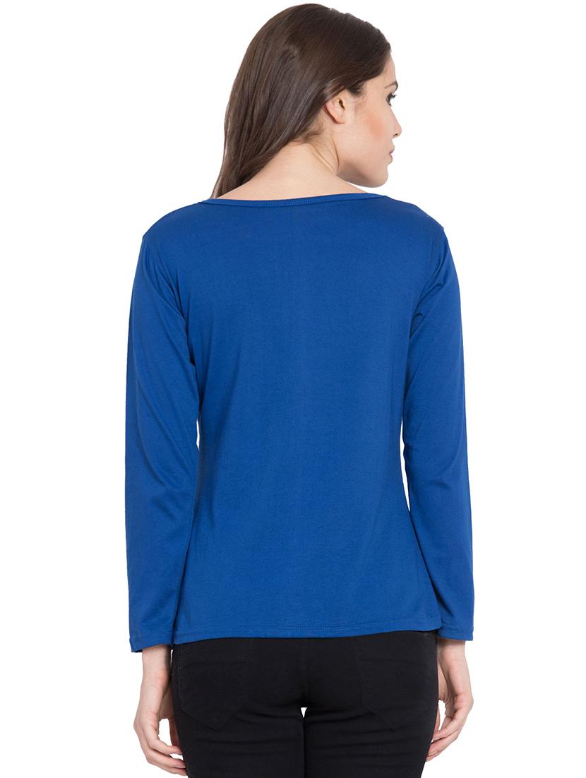 round neck long sleeved tee - 15926253 - Zoom Image - 3