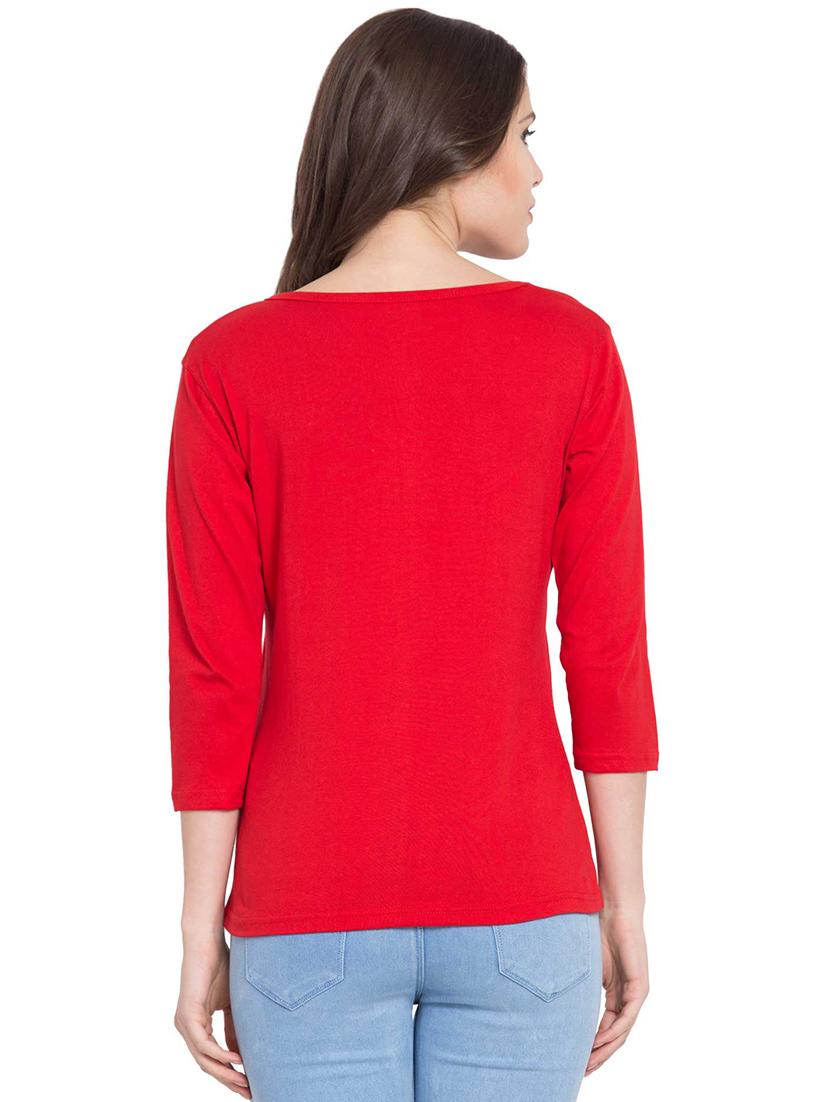 round neck solid tee - 15926371 - Zoom Image - 3