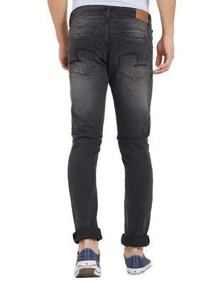 black cotton washed jeans - 15926665 - Standard Image - 3