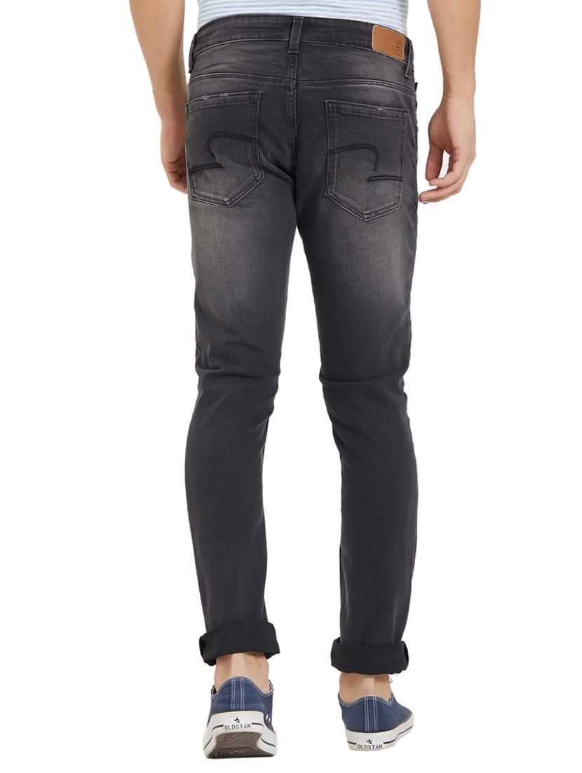 black cotton washed jeans - 15926665 - Zoom Image - 3