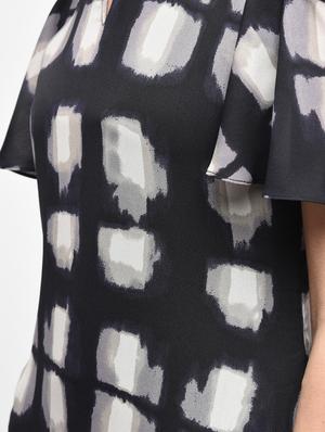 cold shoulder shirt collar maxi dress - 15928065 - Standard Image - 6