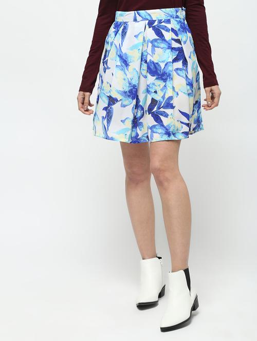 floral box pleat skirt - 15928113 - Standard Image - 1