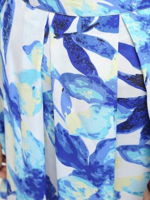 floral box pleat skirt - 15928113 - Standard Image - 6