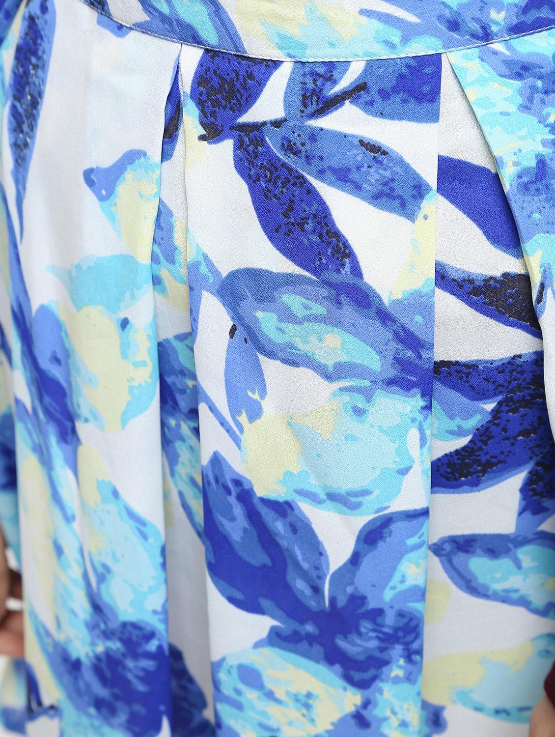 floral box pleat skirt - 15928113 - Zoom Image - 6