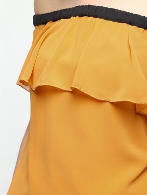 ruffled off shoulder top - 15928120 - Standard Image - 6