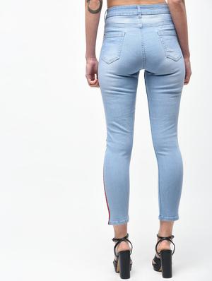 Side taping detail jeans - 15930130 - Standard Image - 3