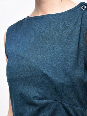 Boat neck button detail jumpsuit - 15930135 - Standard Image - 6