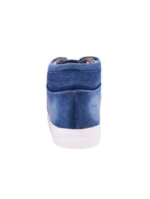 blue lace-up sneakers - 15932201 - Standard Image - 3