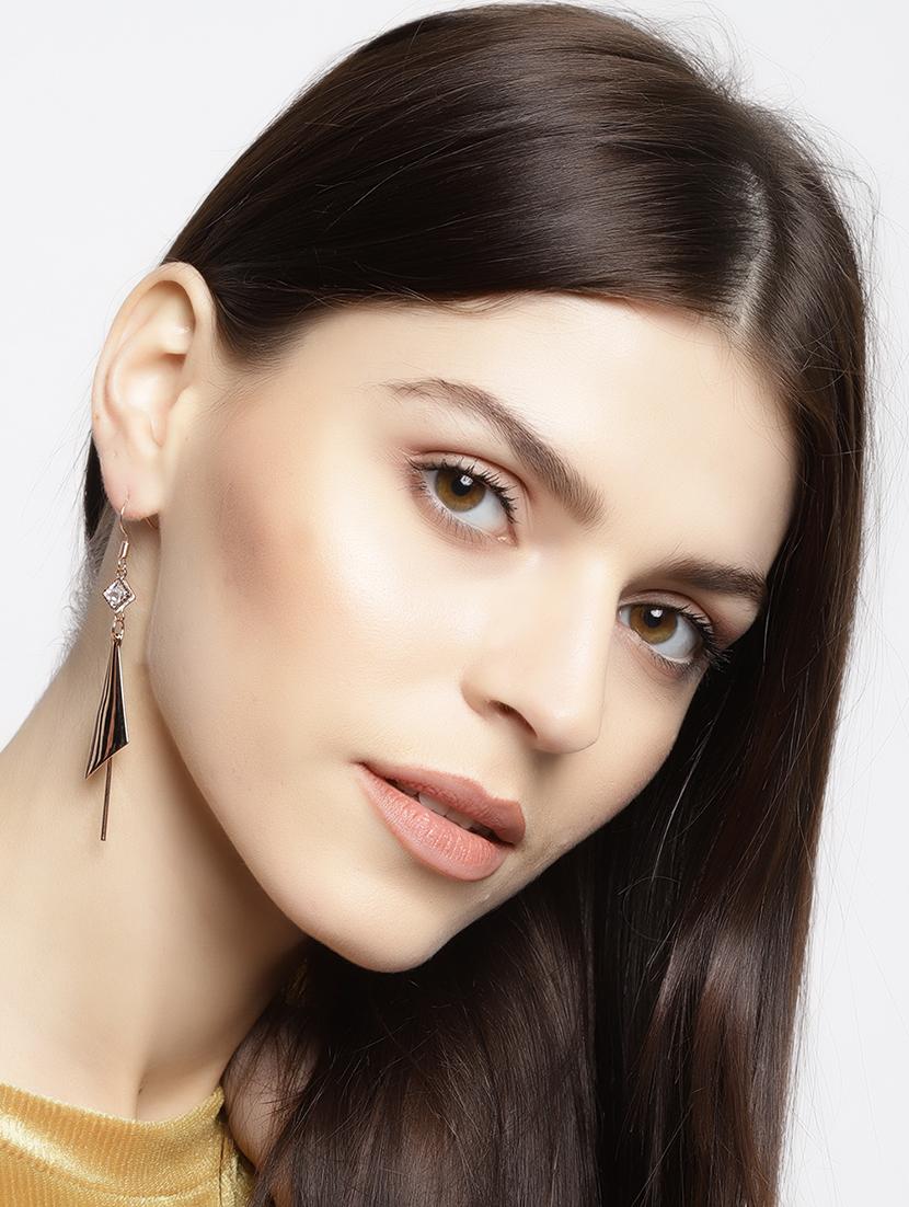 gold drop earring - 15933296 - Zoom Image - 3