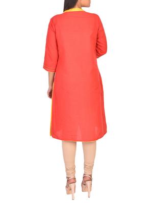 Embroidered straight kurta - 15934085 - Standard Image - 3