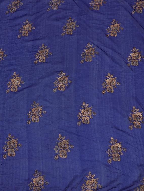 Block printed silk dupatta - 15936477 - Zoom Image - 3