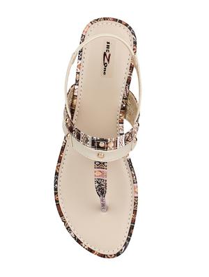 beige back strap sandals - 15936554 - Standard Image - 3
