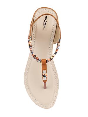 tan back strap sandals - 15936561 - Standard Image - 3