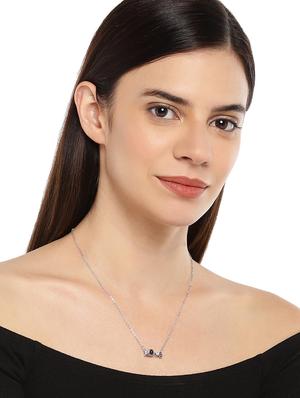 silver metal chain necklace - 15937019 - Standard Image - 3
