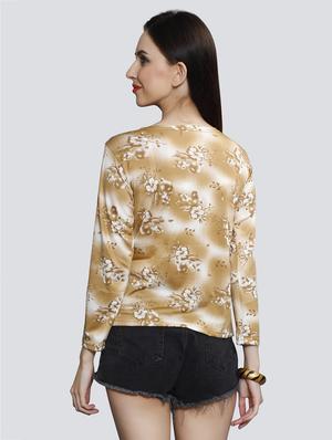 button closure floral shrug - 15937870 - Standard Image - 3