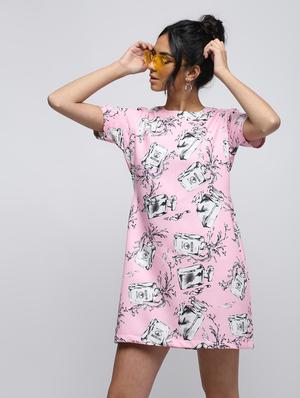 cut out back quirky shift dress - 15938334 - Standard Image - 3