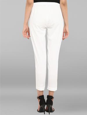 high rise side slit trouser - 15938590 - Standard Image - 3